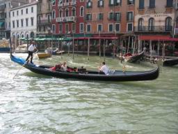 Gondolas in Venice